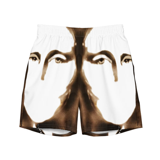 All-Over Print Recycled Swim Trunks