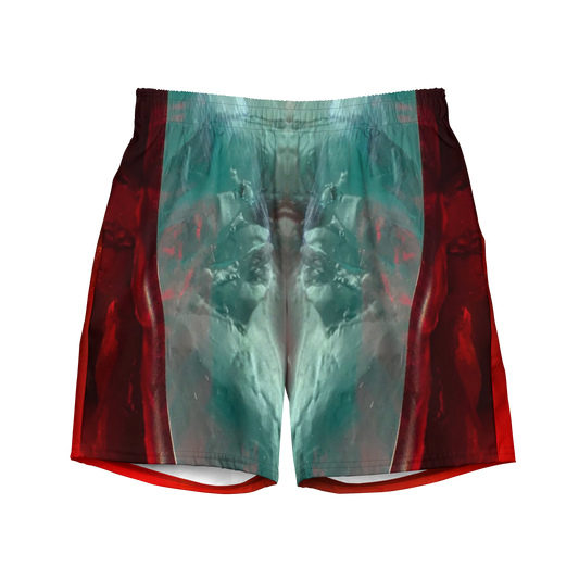 All-Over Print Recycled Swim Trunks