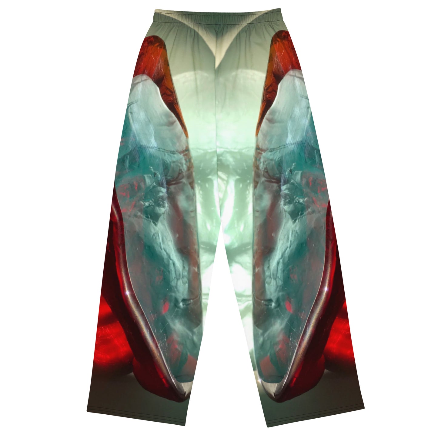 All-over print unisex wide-leg pants