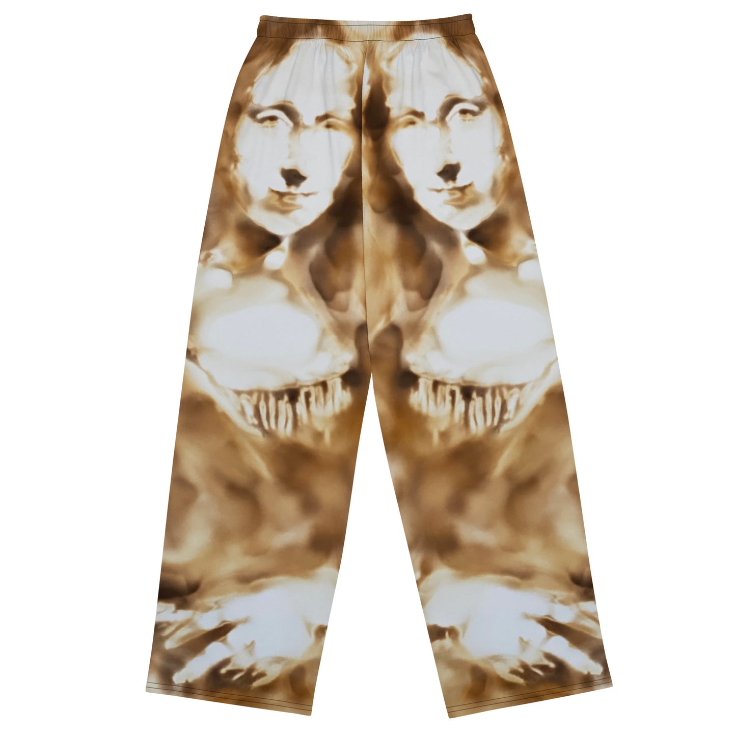 All-over print unisex wide-leg pants