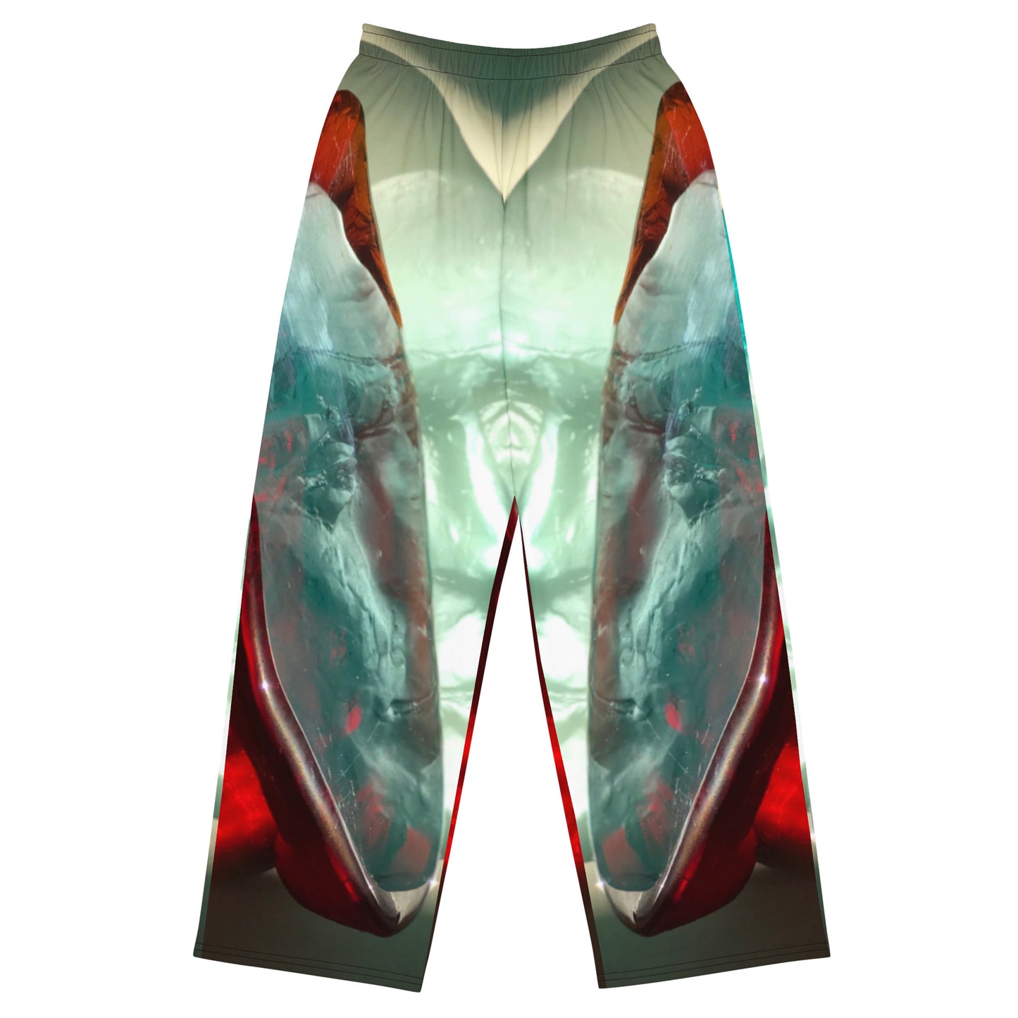 All-over print unisex wide-leg pants